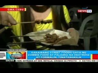 Kakaibang street foods sa Cebu gaya ng zombie food at palamig na dextrose at formalin, tinatangkilik