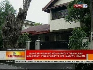 BT: Ilang ari-arian ng mga Marcos at iba nilang mga crony, ipinasusubasta
