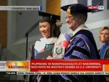 Pilipinang 'di nakapagsasalita at nakakarinig, nagtapos ng master's degree sa U.S. University