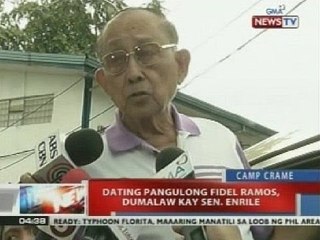 NTVL: Dating pangulong Fidel Ramos, dumalaw kay Sen. Enrile