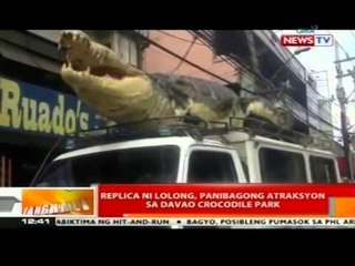 BT: Replica ni Lolong, panibagong atraksyon sa Davao Crocodile Park