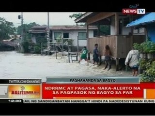 BT: NDRRMC at Pagasa, naka-alerto na sa pagpasok ng bagyo sa PAR