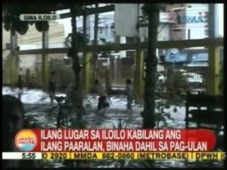 UB: Ilang lugar sa Iloilo kabilang ang ilang paaralan, binaha dahil sa pag-ulan