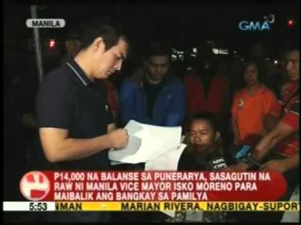 UB: Labi ng batang nalunod sa isang estero sa Maynila, binawi ng punerarya