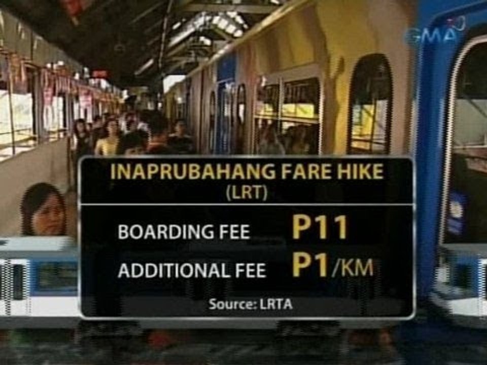 Saksi: Grupong Bayan: Posibleng ngayong Agosto na ipatupad ang taas-pasahe sa LRT