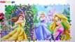 Disney Princess Puzzle Games Rompecabezas de Rapunzel, Cinderella, Belle Kids Learning Toys- Marvel