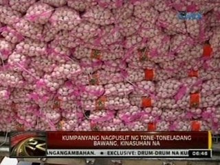 24Oras: Kumpanyang nagpuslit ng tone-toneladang bawang, kinasuhan na