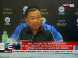 Sen. JV Ejercito, balak dalawin si Sen. Jinggoy Estrada sa PNP Custodial Center