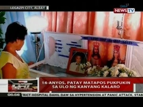 QRT: 14-anyos, patay matapos pukpukin sa ulo ng kanyang kalaro