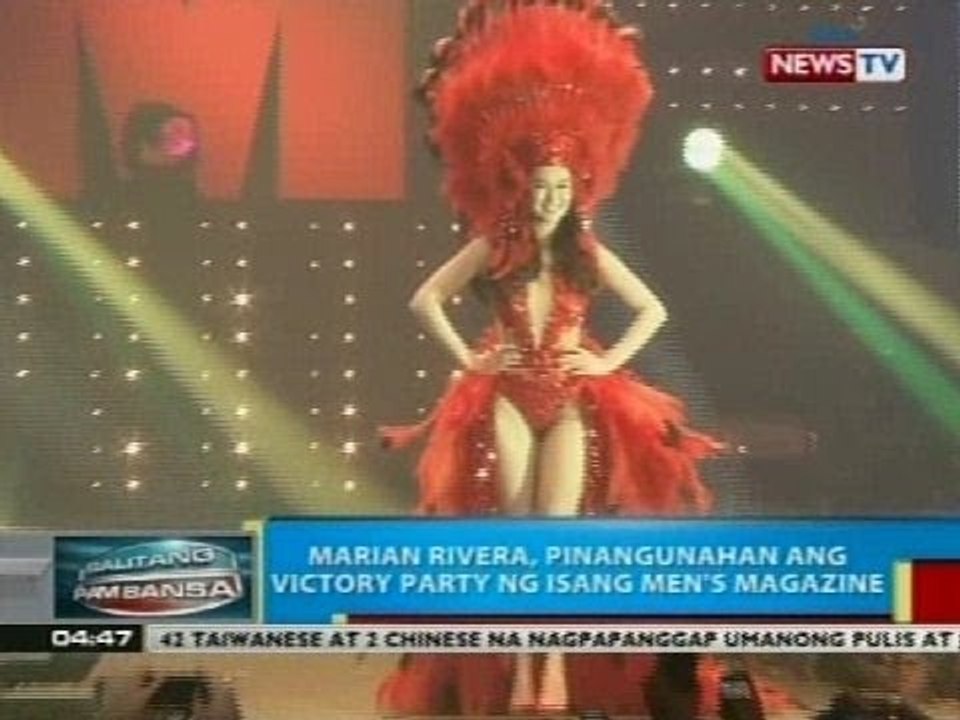 BP: Marian Rivera, pinangunahan ang victory party ng isang men's magazine