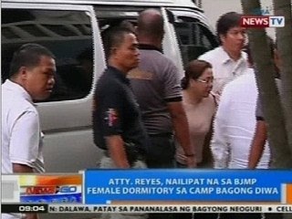 NTG: Gigi Reyes, nailipat na sa BJMP female dormitory sa Camp Bagong Diwa