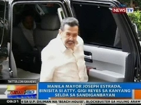 NTG: Mayor Erap, binisita si Atty. Gigi Reyes sa kanyang selda sa Sandiganbayan
