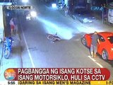 UB: Pagbangga ng isang kotse sa motorsiklo sa Ilocos Norte, huli sa CCTV