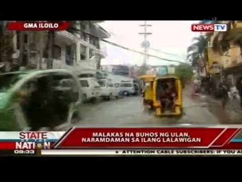 SONA: Malakas na buhos ng ulan, naramdaman sa ilang lalawigan