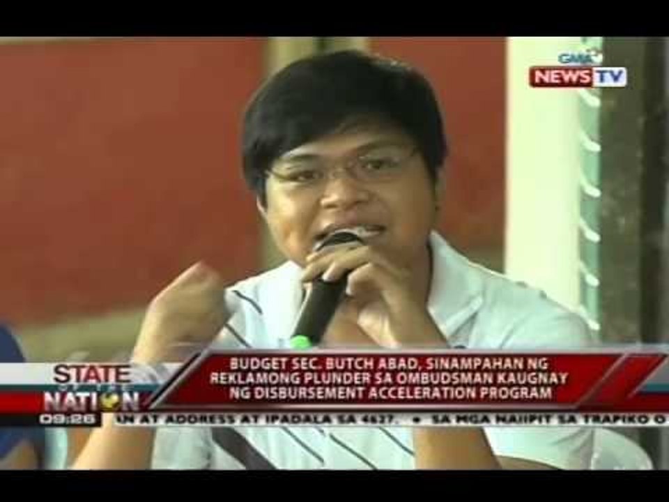 SONA: DBM Sec. Abad, sinampahan ng reklamong plunder kaugnay ng DAP