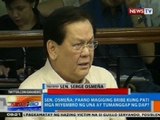 NTG: Osmeña: Paano magiging bribe kung pati mga miyembro ng UNA ay tumanggap ng DAP?