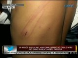 24Oras: 14-anyos na lalaki, hinataw umano ng cable wire ng isang public safety officer sa Naga