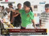 24Oras: Mga bigasan, nagdagdag ng supply ng NFA rice sa dami ng mga bumibili