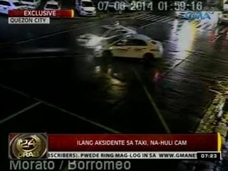 24Oras: Mga taxi driver na sangkot sa aksidente, inaantok daw o naghahabol ng boundary