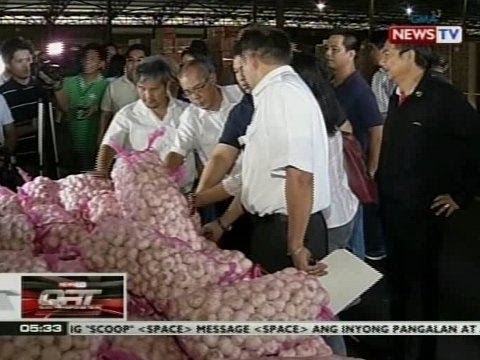 QRT: Umano'y smuggled na 125,000 kilo na bawang mula China, nasabat ng BOC