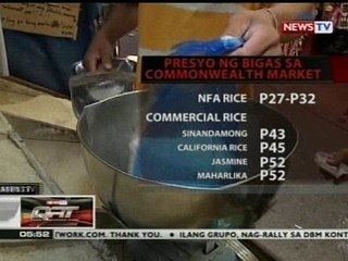 QRT: Ilang tindahan ng NFA rice, dinagsa ng mga mamimili