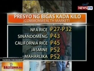 BT: Supply ng NFA rice, dinagdagan sa ilang pamilihan