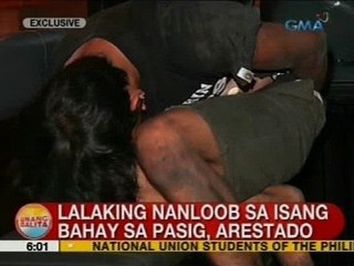 UB: Lalaking nanloob sa isang bahay sa Pasig, arestado