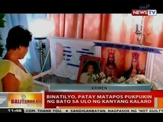 BT: Binatilyo, patay matapos pukpukin ng bato sa ulo ng kanyang kalaro
