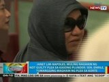 BP: Napoles, muling naghain ng not guilty plea sa kasong plunder