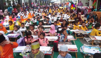 Ribuan Murid TK Ikuti Lomba Mewarnai di OKAZ