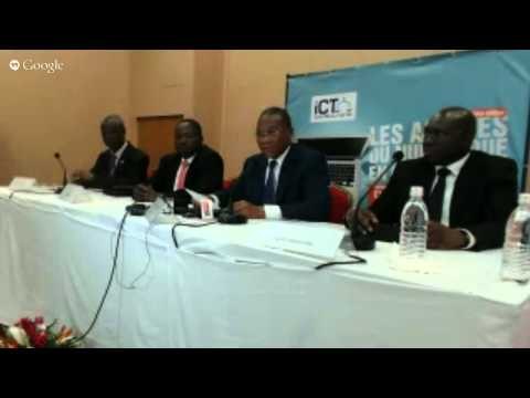 Cérémonie d ’ouverture des 1ères assises du numérique de Côte d’Ivoire.