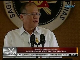 24 Oras: PNoy, idinepensa ang Disbursement Acceleration Program
