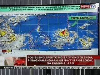 QRT: Posibleng epekto ng bagyong Glenda, pinaghahandaan ng iba't ibang lokal na pamahalaan