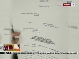 BT: Mga doktor ni Atty. Gigi Reyes, pinagpapaliwanag ng Sandiganbayan