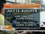 BT: GMA News TV Pasabay Campus Edition, muling umarangkada