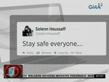 24 Oras: Kapuso stars, nag-post ng kanilang videos at tweets ng bagsik ng Bagyong Glenda