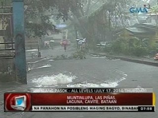 24 Oras: Mga lansangan sa Quezon City, nagmistulang gubat sa dami ng nagbagsakang puno