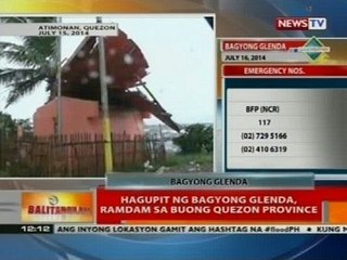 BT: Hagupit ng Bagyong Glenda, ramdam sa buong Quezon Province