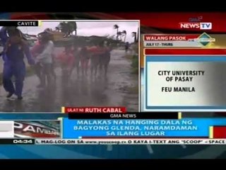 BP: Malakas na hanging dala ng bagyong Glenda, naramdaman sa Cavite