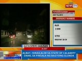 NTG: Albay, isinailalim sa state of calamity dahil sa pananalasa ng Bagyong Glenda