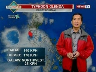 BT: Weather update as of 11:36 a.m. (July 16, 2014)