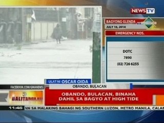 BT: Obando, Bulacan, binaha dahil sa bagyo at high tide