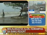 UB: Malalakas na alon, humampas sa isang resort sa Sorsogon