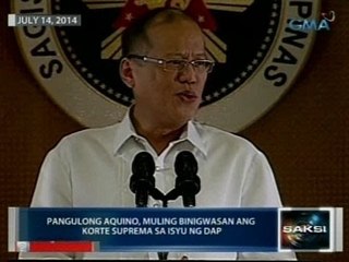 Saksi: PNoy, muling binigwasan ang Korte Suprema sa isyu ng DAP