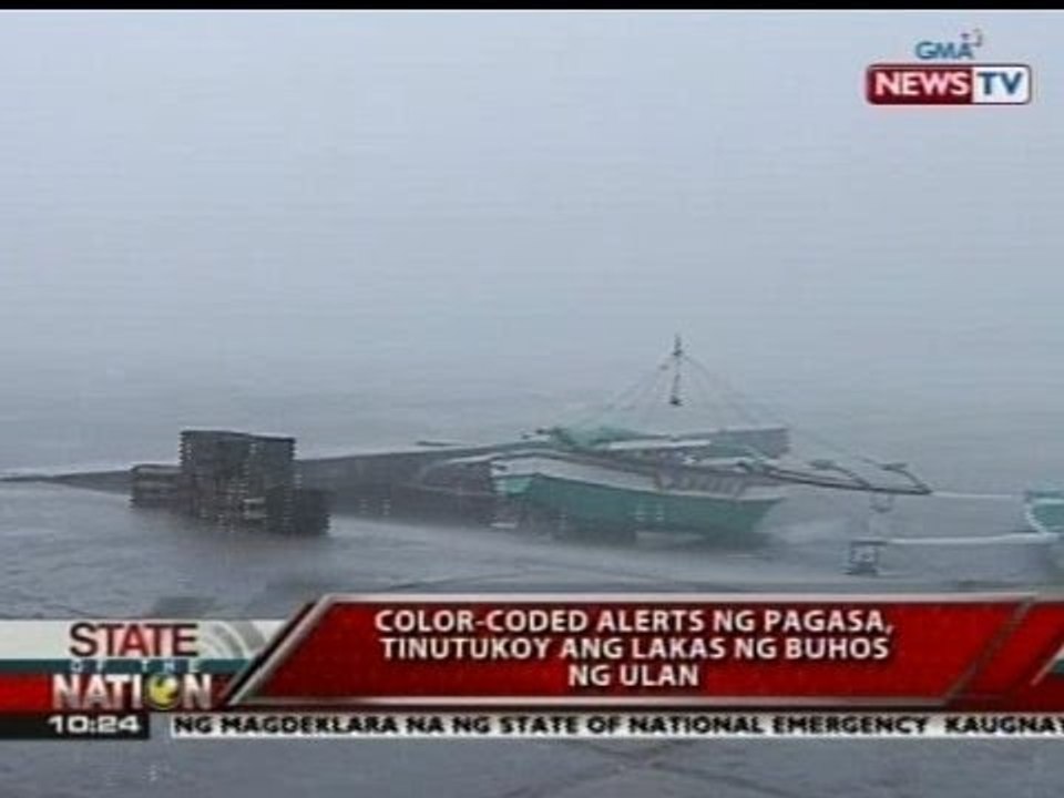 SONA: Color-coded alerts ng PAGASA, tinutukoy a...