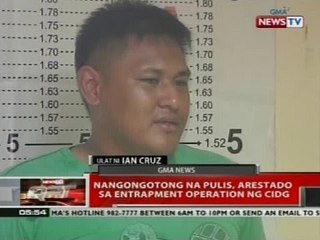 QRT: Nangotong na pulis, arestado sa entrapment operation ng CIDG