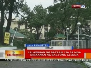 BT: Lalawigan ng Bataan, isa sa mga dinaanan ng Bagyong Glenda
