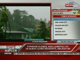 SONA: Albay, isinailalim na sa state of calamity