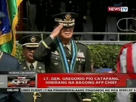 QRT: Lt. Gen. Gregorio Pio Catapang, hinirang na bagong AFP Chief