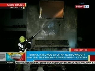 BP: Bahay, nasunog sa gitna ng brownout